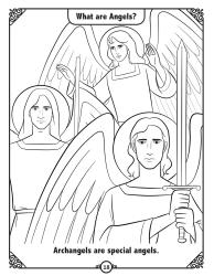 What are Angels? Coloring page3
